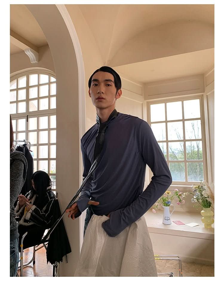 Erasable Retro Arrow - shaped Black Tie - Eshtree