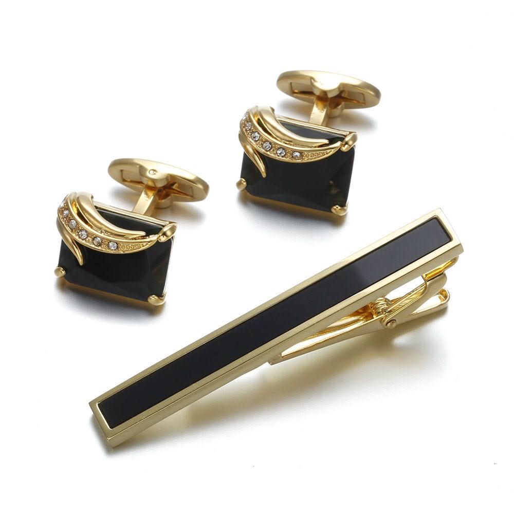 European And American Fashion Gentleman Tie Clip High Quality Cufflinks - Eshtree