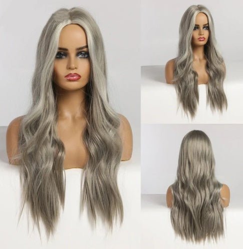 European and American female long curly wigs - Eshtree