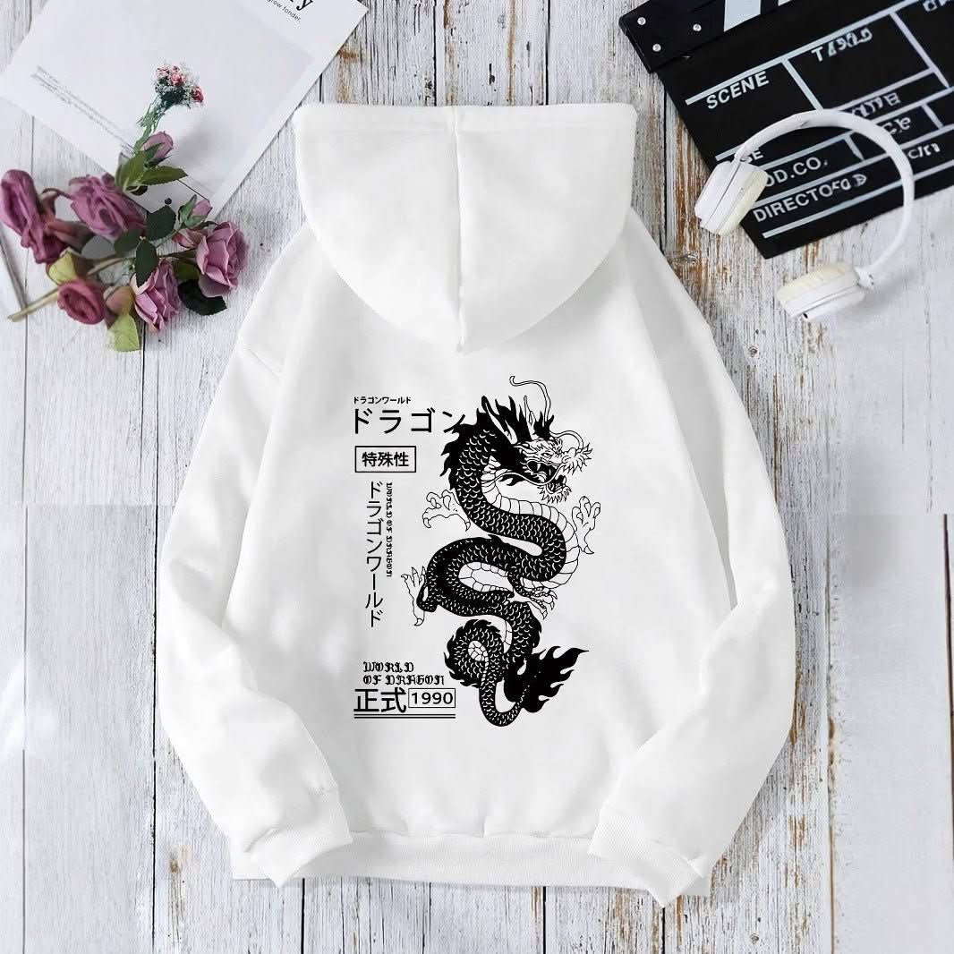 European And American Simple Printed Dark Style Hoodie - Eshtree