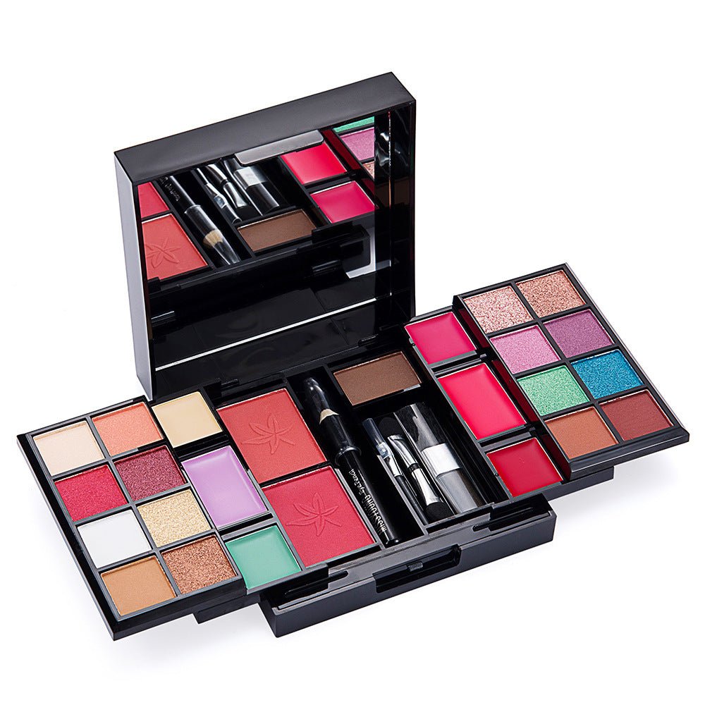 Eyeshadow Blush And Eyebrow Powder Makeup Palette Cosmetics Case - Eshtree