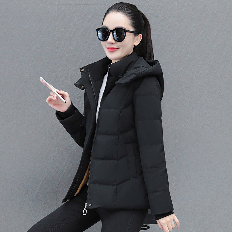 Down Jacket Women's Short Thick Warm Jacket