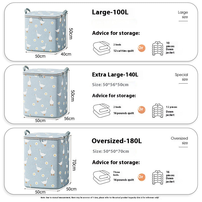 Clothes Quilt Buggy Household Storage Box Non-woven Luggage Bag
