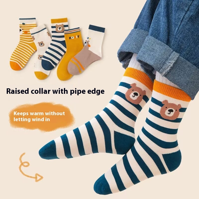 Mid-calf All-match Socks For Boys And Girls
