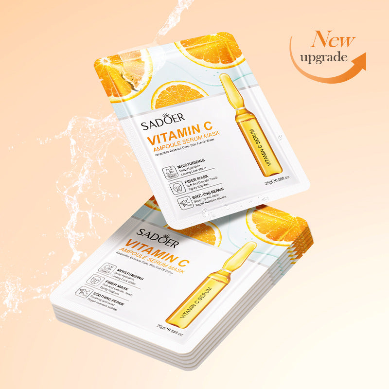 Gold Ampoule Mask Hydrating And Brightening Delicate