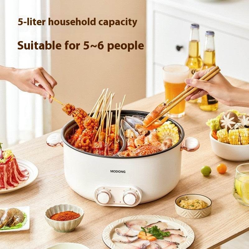 6 L 8L Large Capacity Mandarin Duck Electric Chafing Dish Household Multi-functional Integrated Dormitory Students