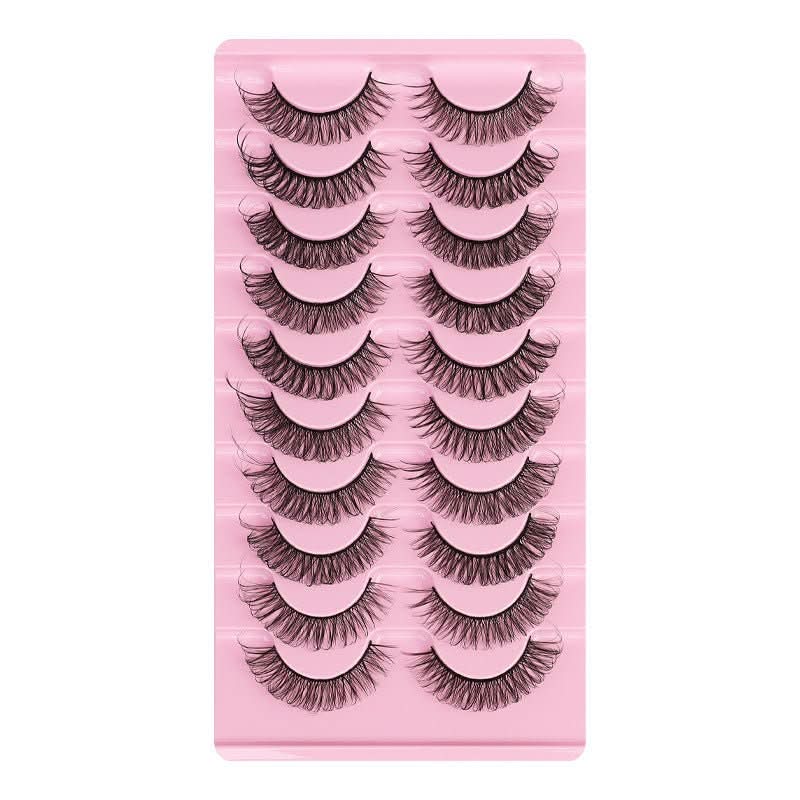 False Eyelashes, DD Curve, Thick, Eyelash, Ten Pairs - Eshtree
