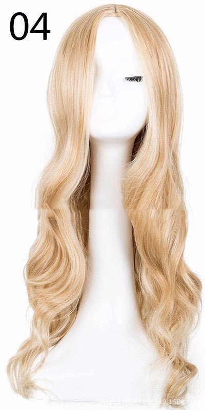 Fashion Big Wave Chemical Fiber Wig - Eshtree