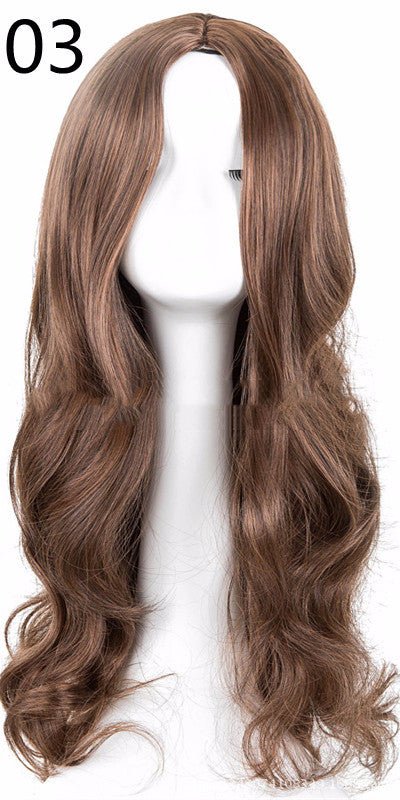 Fashion Big Wave Chemical Fiber Wig - Eshtree