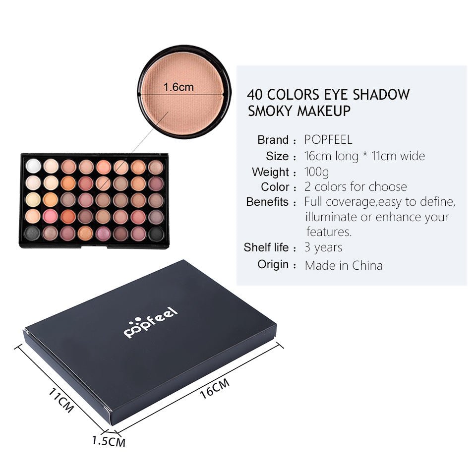 Fashion Earth Color Pearl Makeup Palette - Eshtree