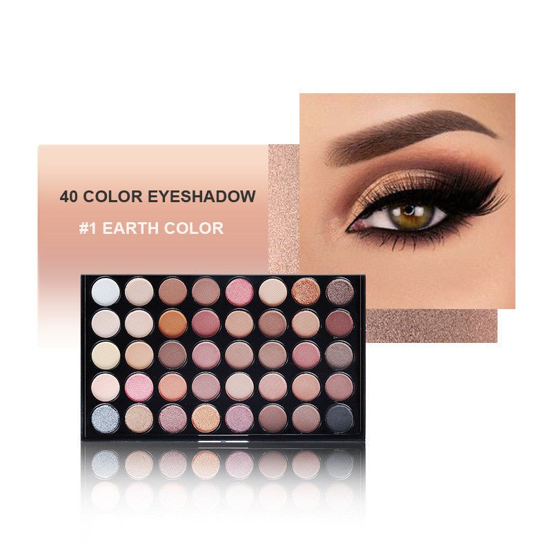 Fashion Earth Color Pearl Makeup Palette - Eshtree