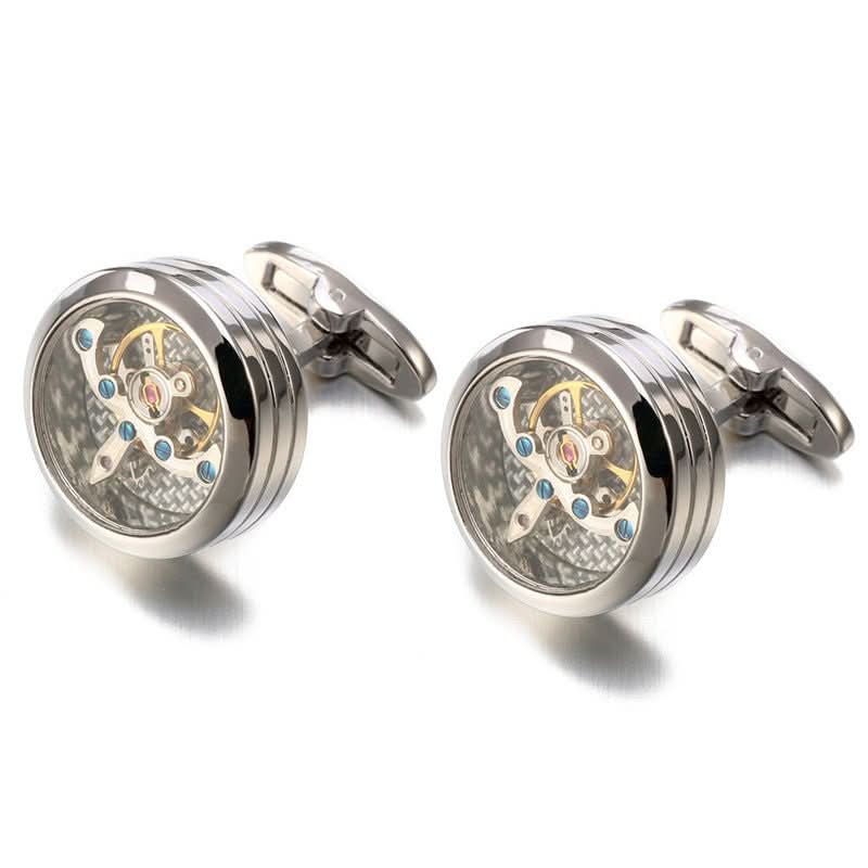 Fashion Jewelry Men's Anchors Do Not Move Movement Cufflinks - Eshtree