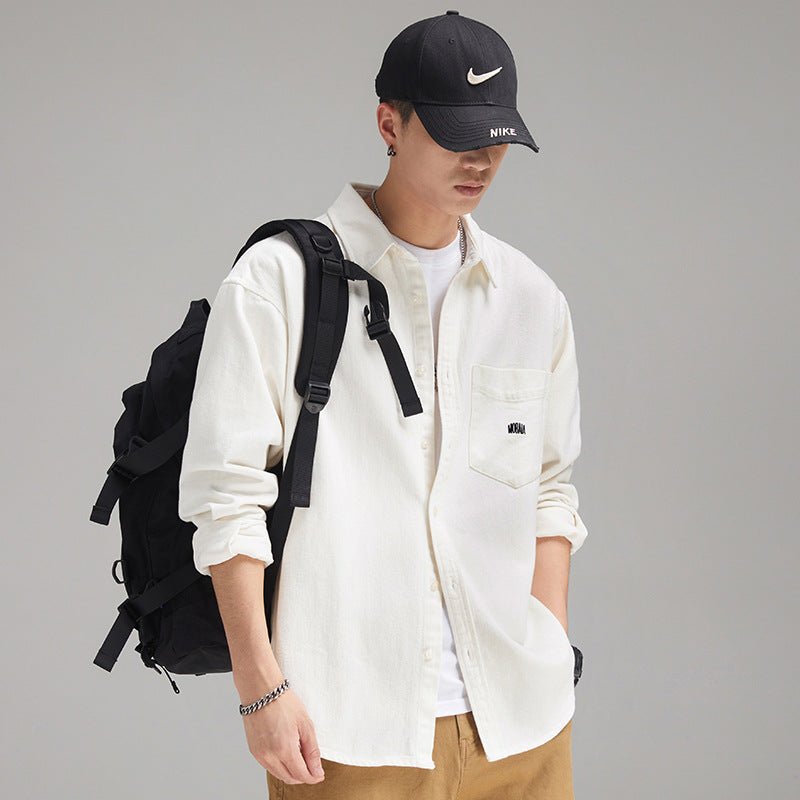 Fashion Personality Men's Retro Loose Shirt - Eshtree