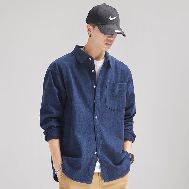 Fashion Personality Men's Retro Loose Shirt - Eshtree