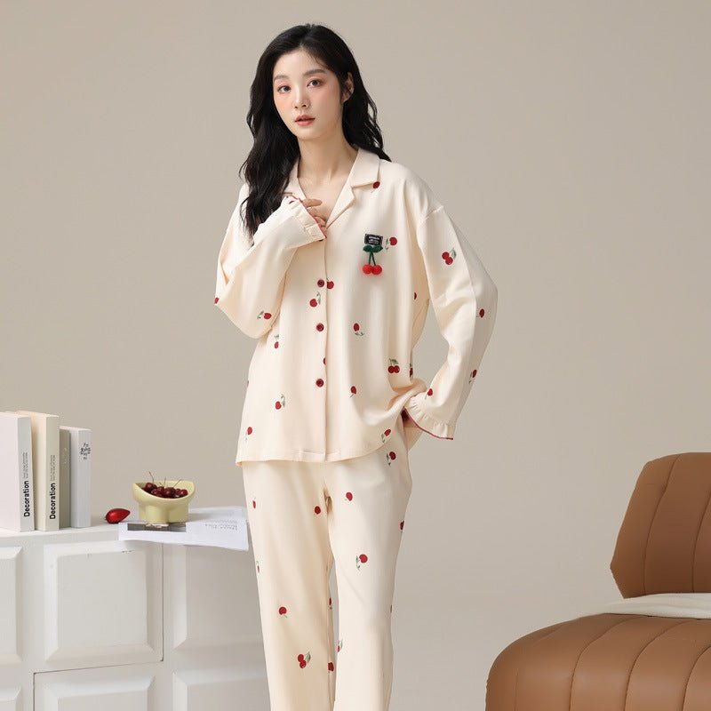 Fashion Personalized Double - sided Cotton Pajamas For Women - Eshtree