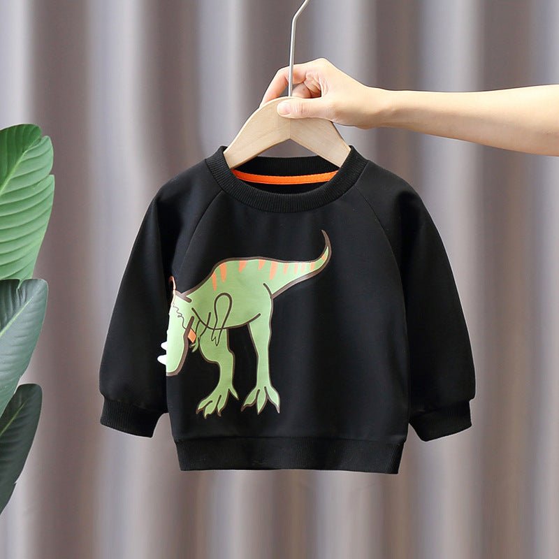 Fashion Simple Cartoon Children's Dinosaur Top - Eshtree