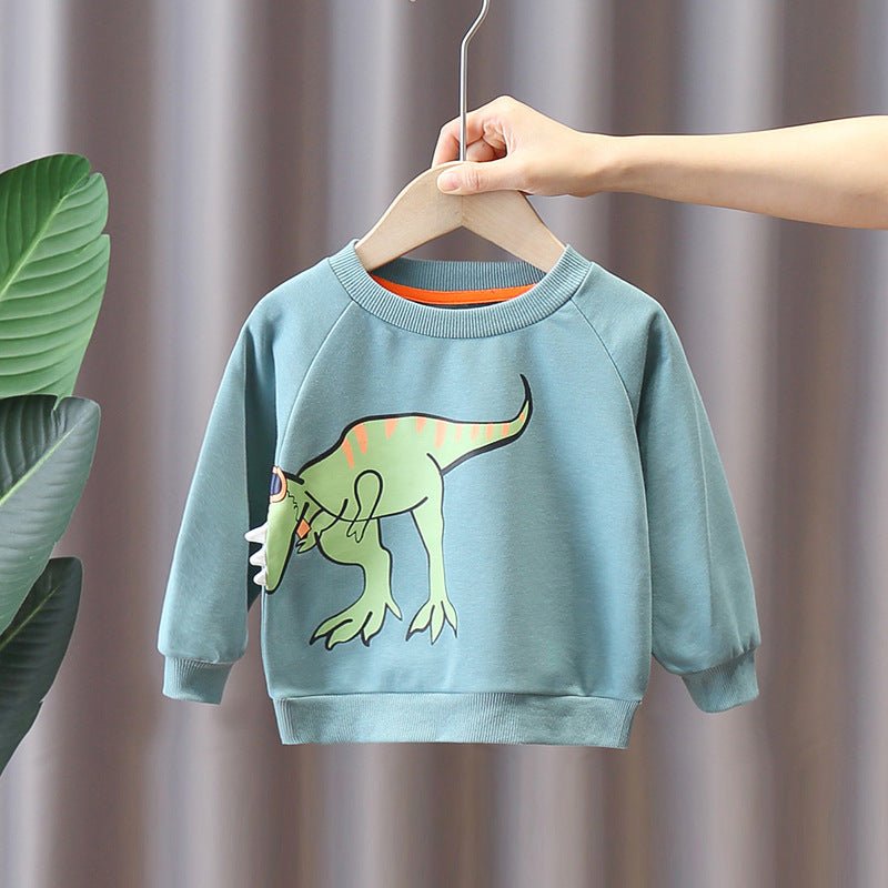 Fashion Simple Cartoon Children's Dinosaur Top - Eshtree