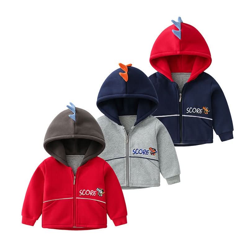 Fashionable Kids Warm Thick Hooded Jacket - Eshtree