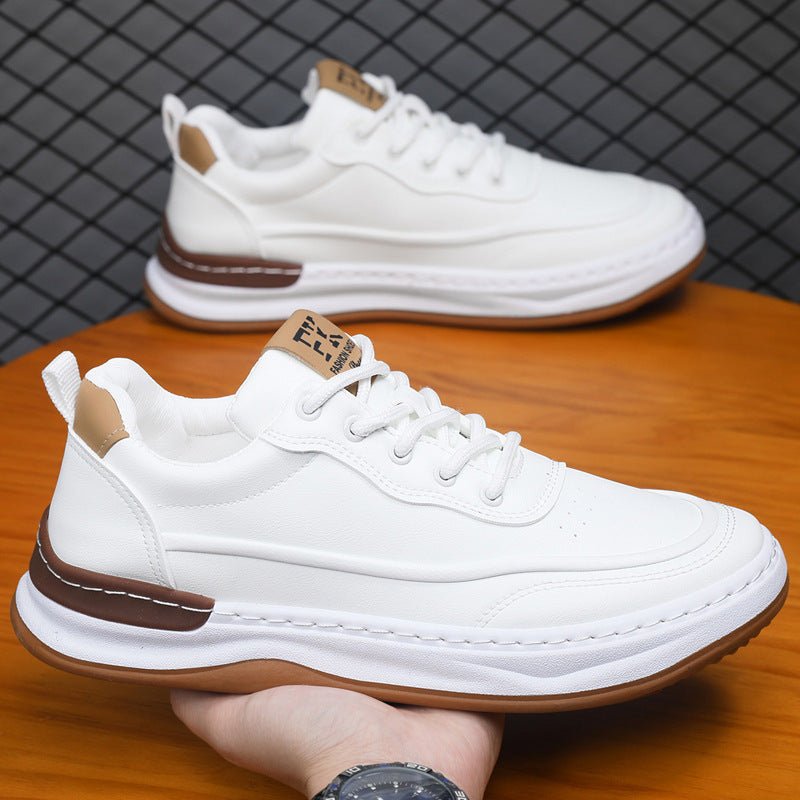 Fashionable Versatile Breathable Casual Shoes With A Soft Sole Lace Up Design And Round Toe - Eshtree