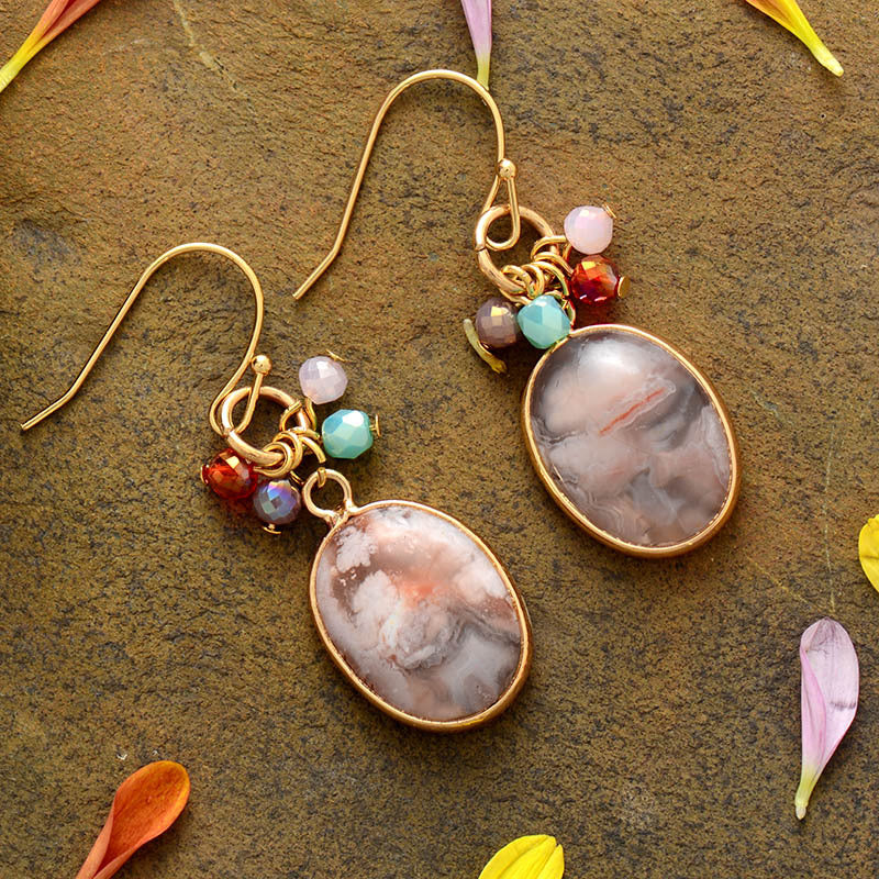 Retro Sweet Handmade Womens Waterdrop Earrings