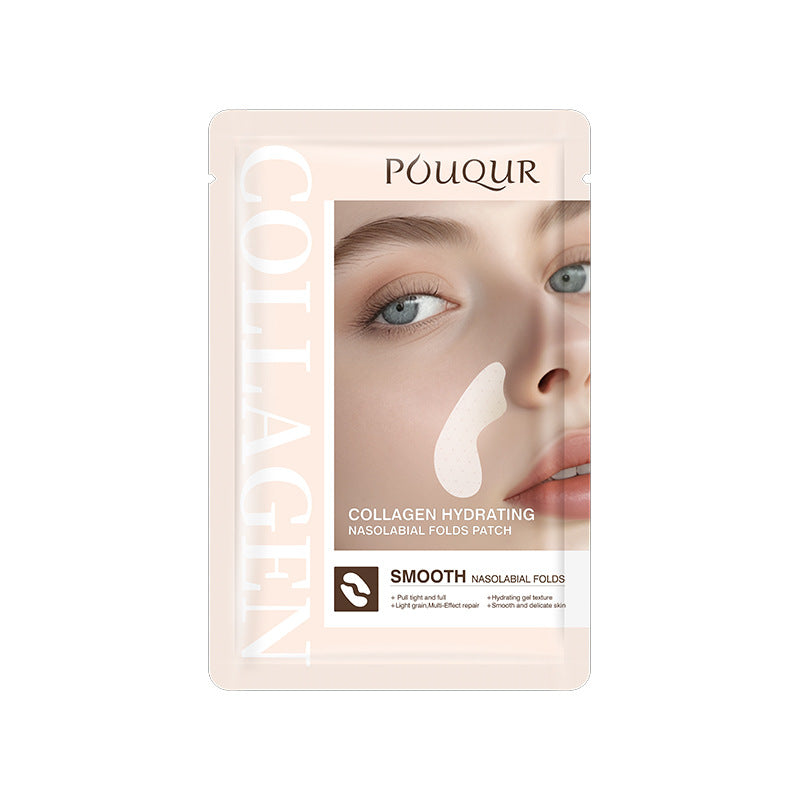 French Pattern Stickers Full English Collagen Hydrating Eight-character Pattern