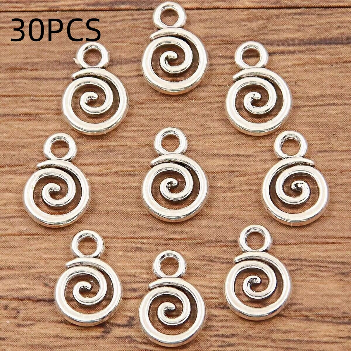 Double-sided Hollow Circle Pendant Alloy Ornament Small Accessories