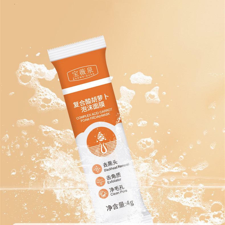 Compound Acid Carrot Foam Coating Mask