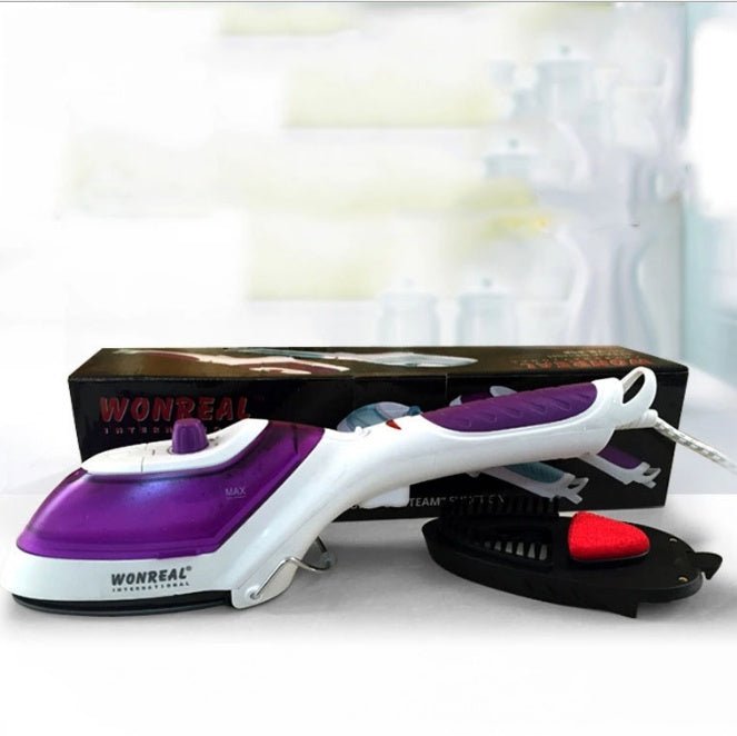 Flat hot hang hot hand - held hang hot machine portable steam brush thermostat electric iron travel ironing clothes steam ironing brush - Eshtree