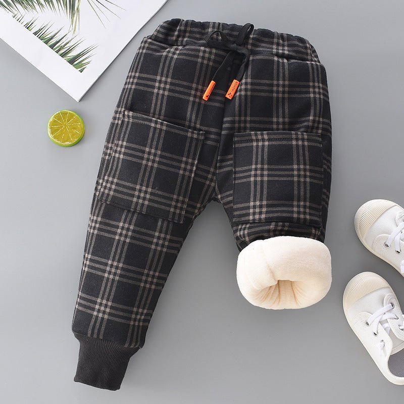Fleece Padded Baby Warm Pants Girls Pants - Eshtree