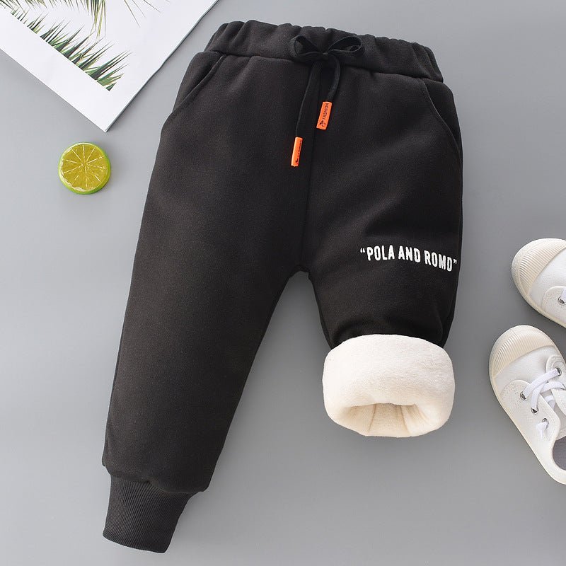 Fleece Padded Baby Warm Pants Girls Pants - Eshtree