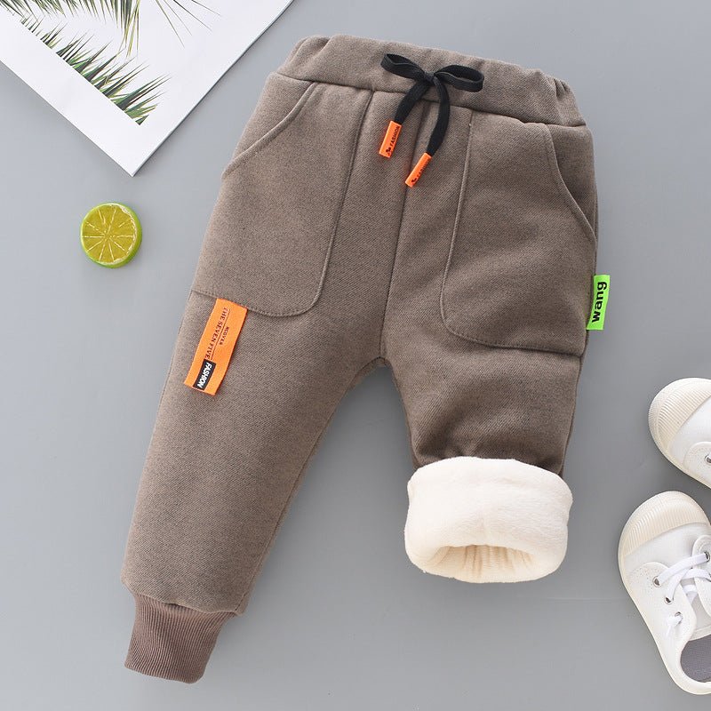 Fleece Padded Baby Warm Pants Girls Pants - Eshtree