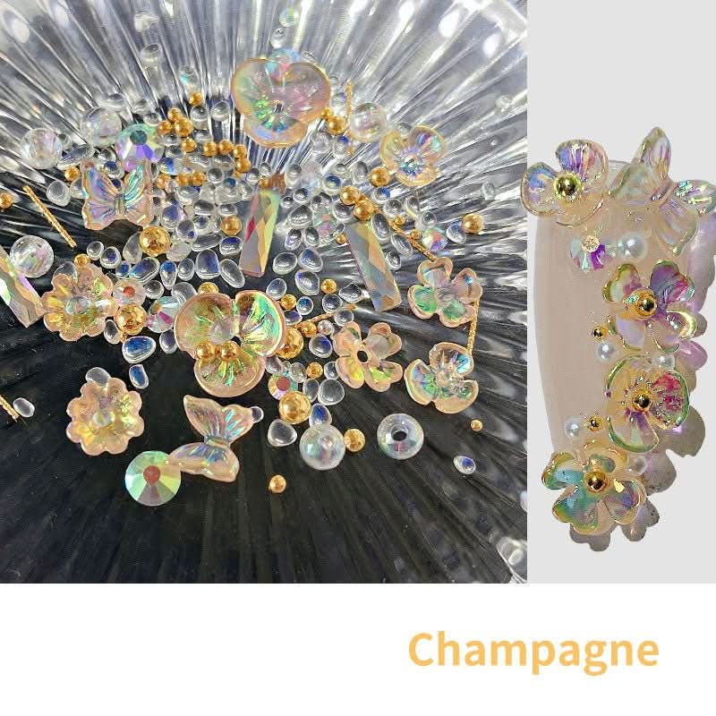 Flower Butterfly Nail - Eshtree