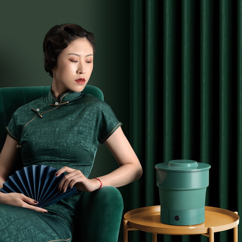 Folding Washing Machine Portable Ultrasonic Cleaner Underwear Socks Artifact Small Mini Laundry Machine - Eshtree