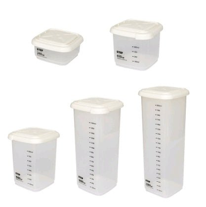Food sealed cans can measure kitchen plastic transparent refrigerator storage box grain cereal storage box - Eshtree