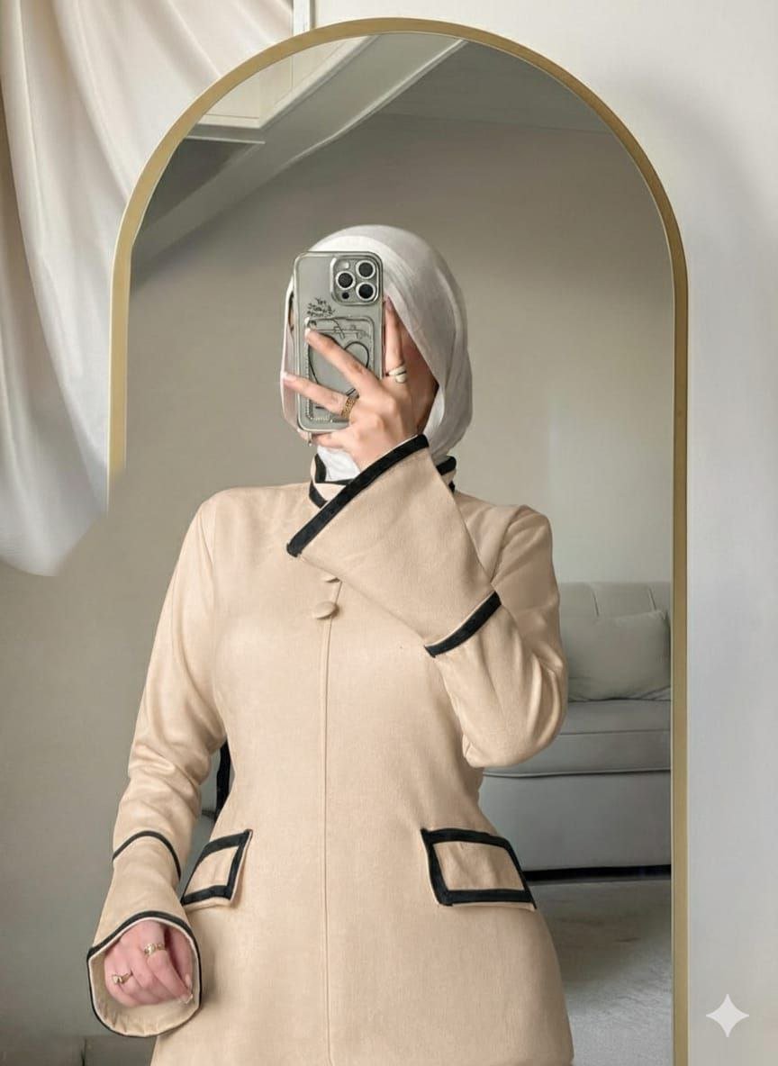 فستان فاخر بخامة الشمواه المستورد - Eshtree