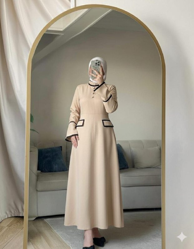 فستان فاخر بخامة الشمواه المستورد - Eshtree