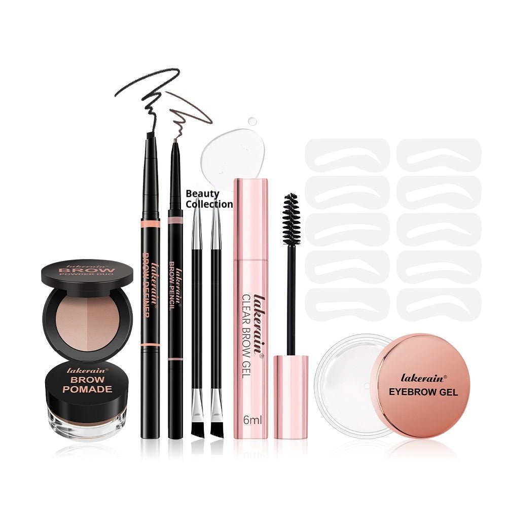 Full Set Of Eyebrows Suit Eyebrow Pencil Natural Suit - Eshtree