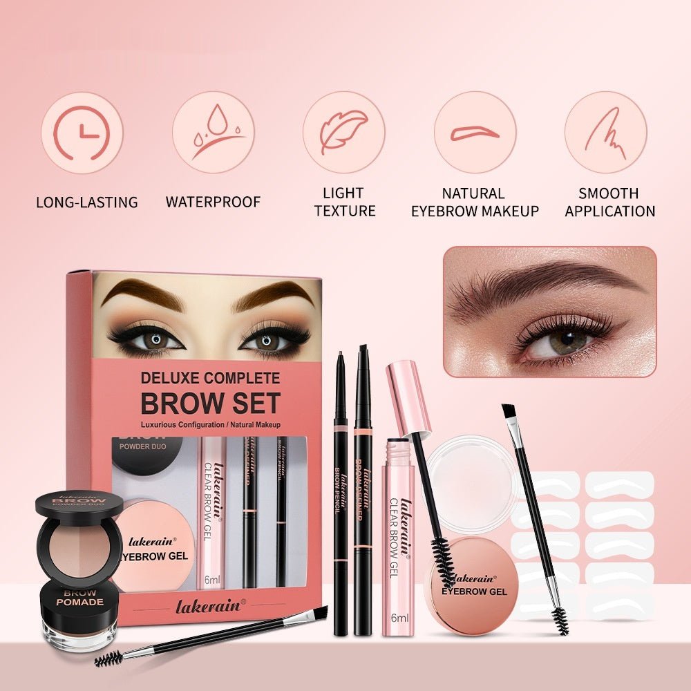 Full Set Of Eyebrows Suit Eyebrow Pencil Natural Suit - Eshtree