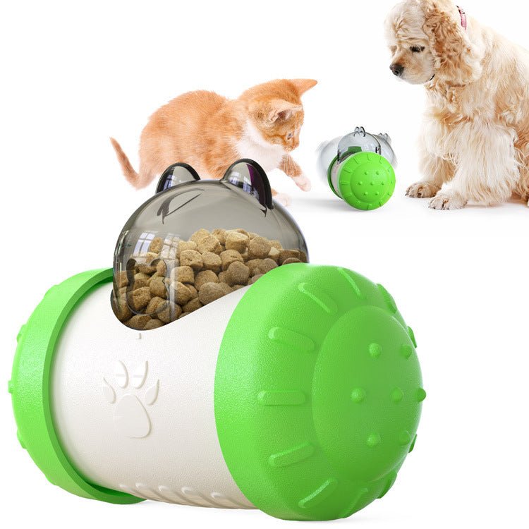 Funny Dog Treat Leaking Toy With Wheel Interactive Toy For Dogs Puppies Cats Pet Products Supplies Accessories - Eshtree