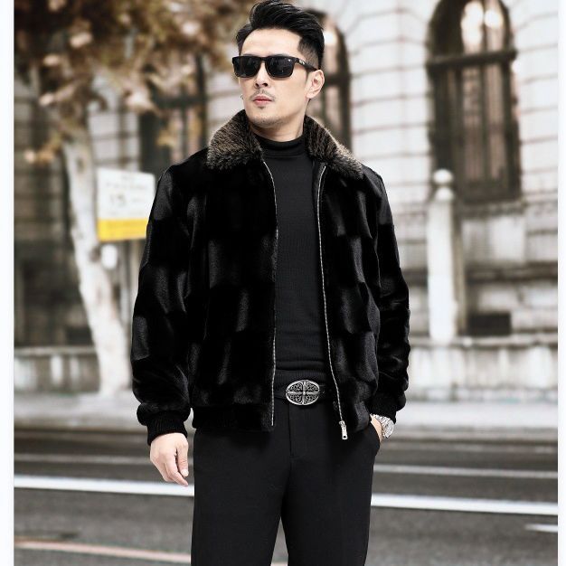 Fur Coat Men's Clothing Mink Skin - Eshtree