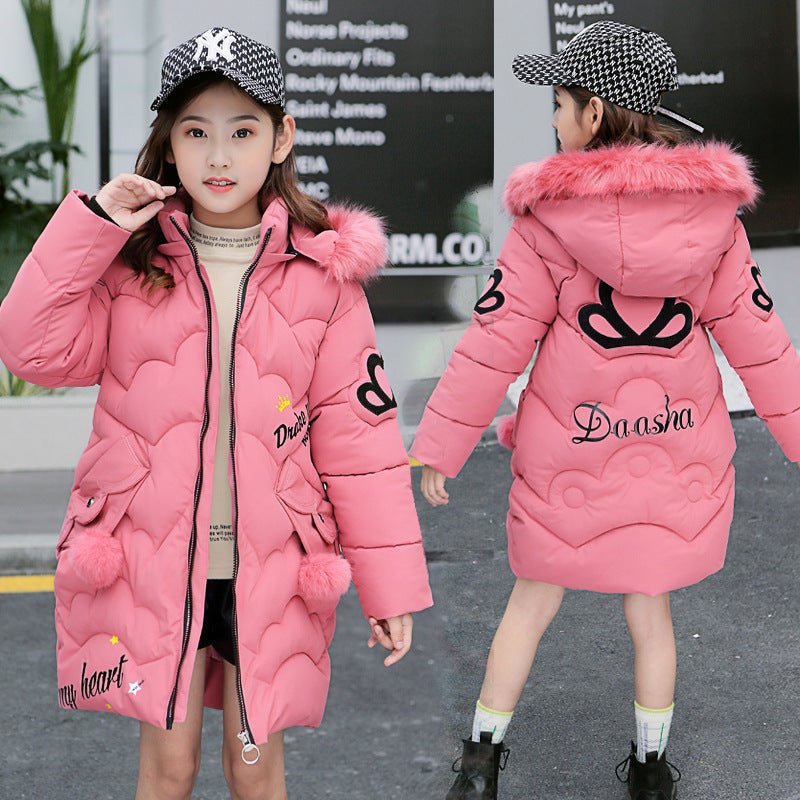 Girls' cotton - padded jackets - Eshtree