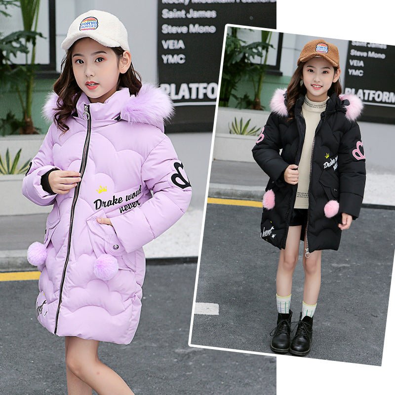 Girls' cotton - padded jackets - Eshtree