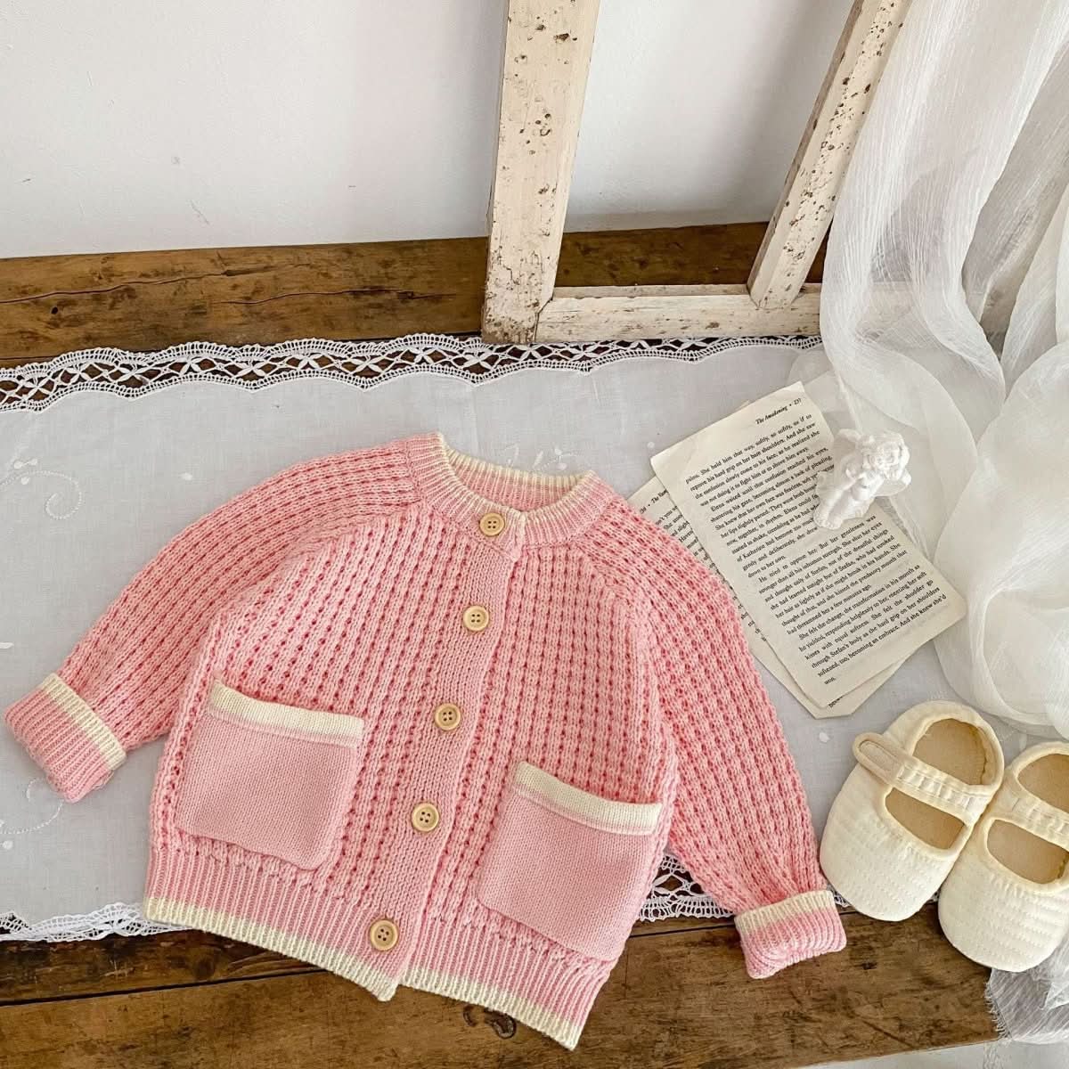 Girls' Fashion Long Sleeve Cardigan Jacket - Eshtree