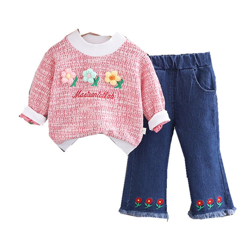 Girls' Long Sleeve Two - piece Pants - Eshtree