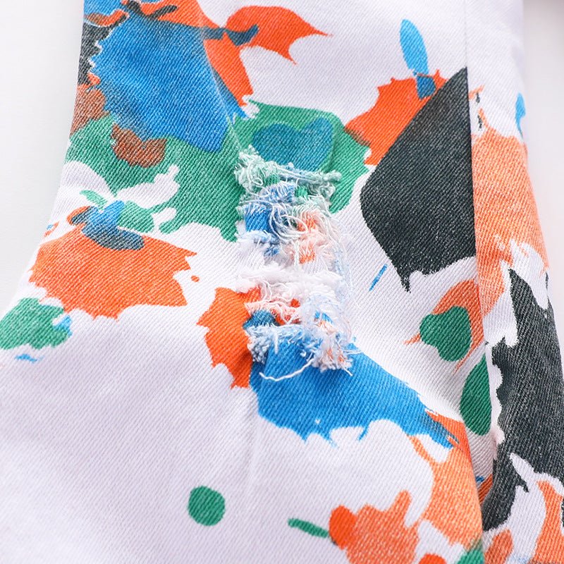 Girls' Stretch Jeans Flared Pants - Eshtree