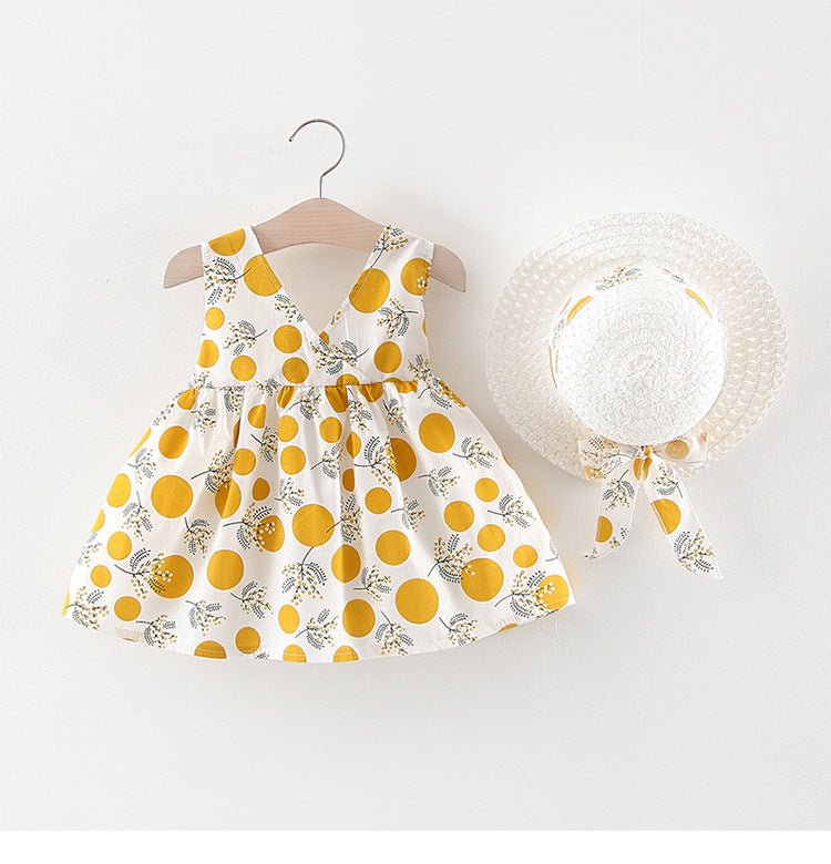 Girls' Summer Baby Girls' Short Sleeve Suit Skirt - Eshtree