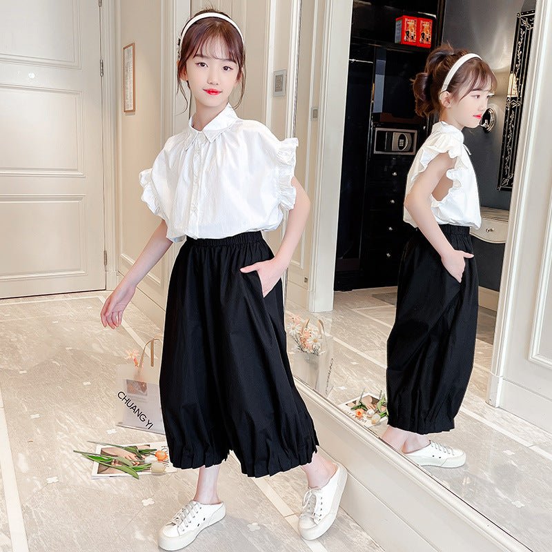 Girls' Summer Shirts, T-shirts, Western Style Children's Clothing - Eshtree