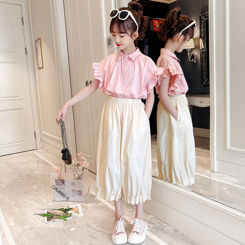 Girls' Summer Shirts, T-shirts, Western Style Children's Clothing - Eshtree