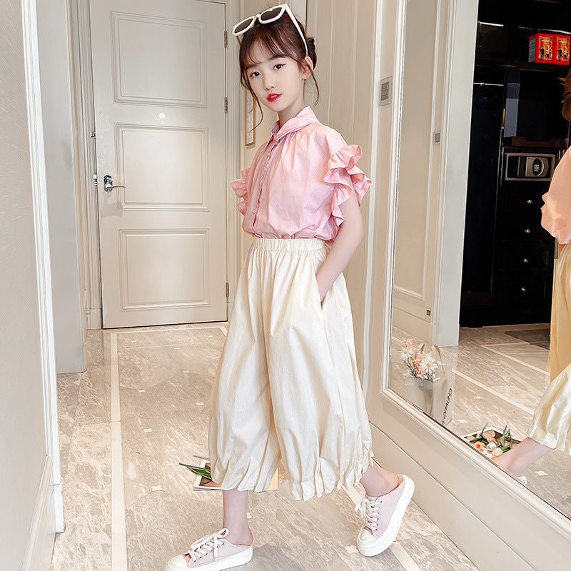 Girls' Summer Shirts, T-shirts, Western Style Children's Clothing - Eshtree