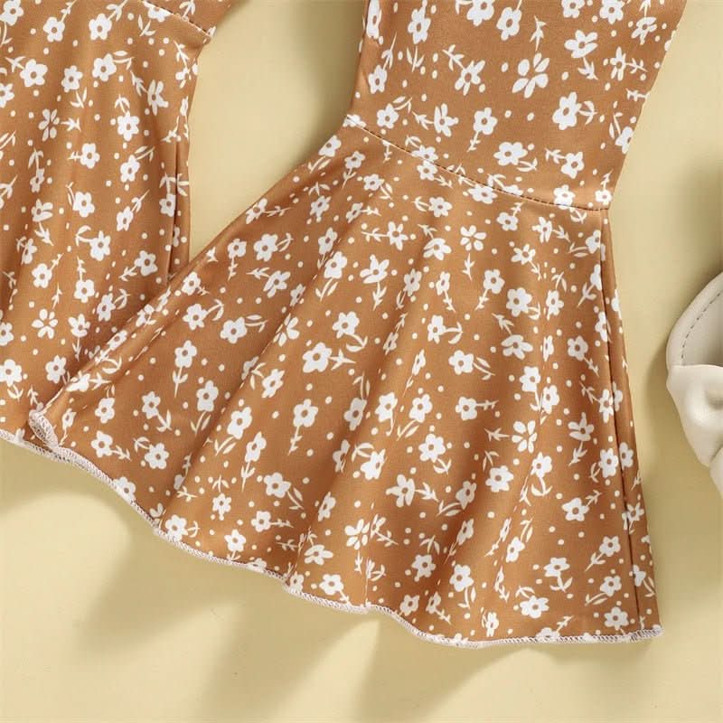 Girls' Sunken Stripe Suspenders Top Suit - Eshtree